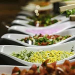 Bunte Buffetauswahl beim Business Catering in Düsseldorf